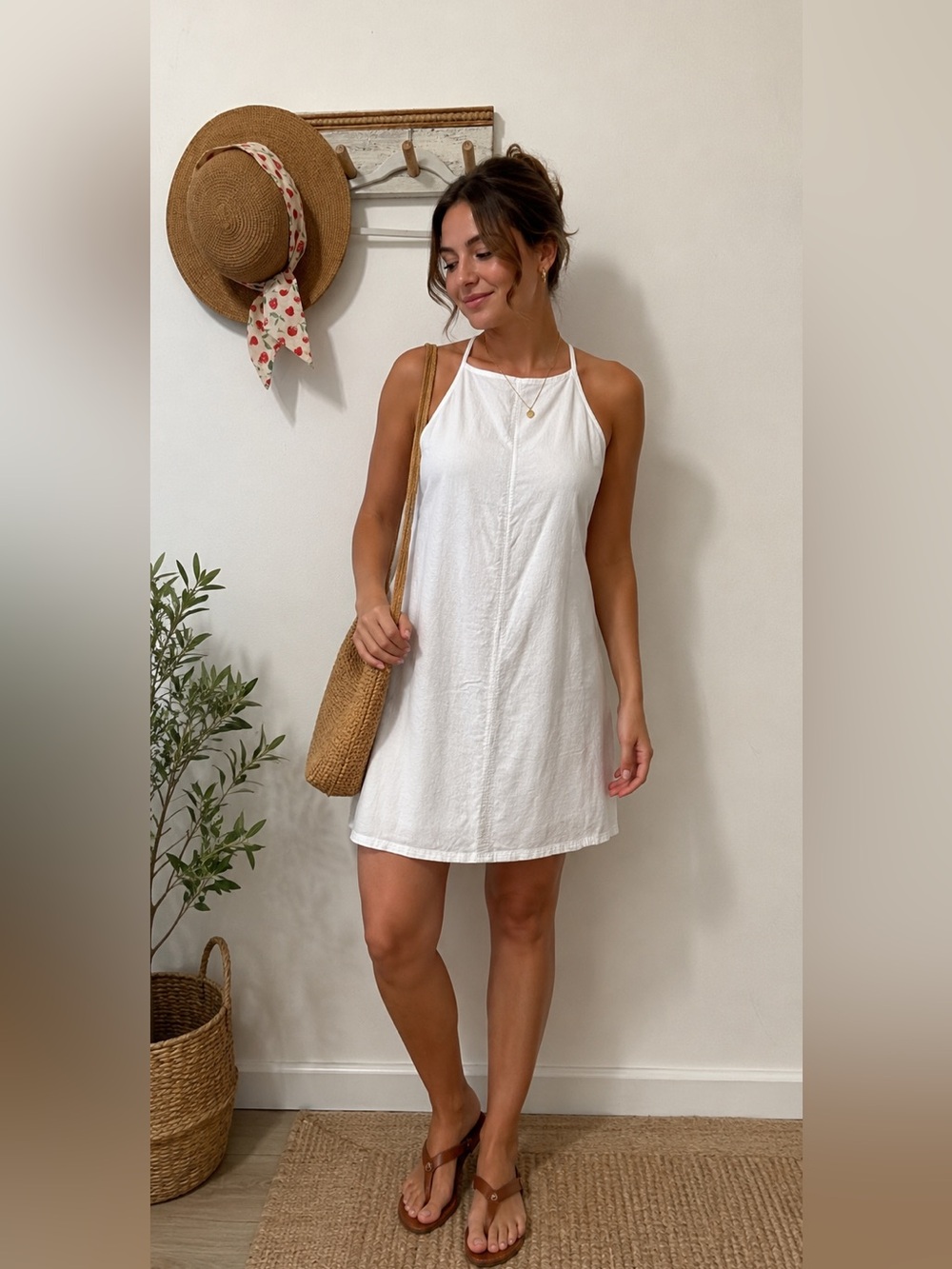 H&M Linen Blend Dress